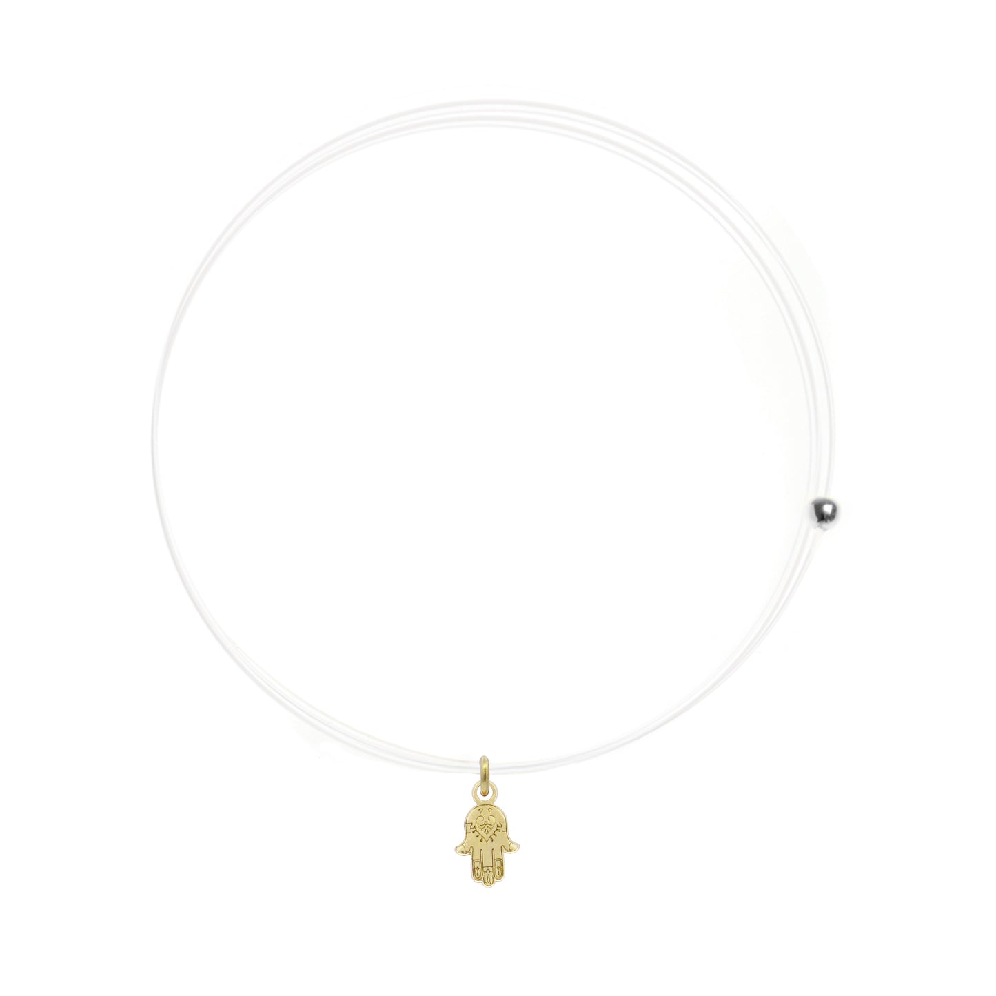 Girocollo Lenza con mano di fatima - ORO18KT