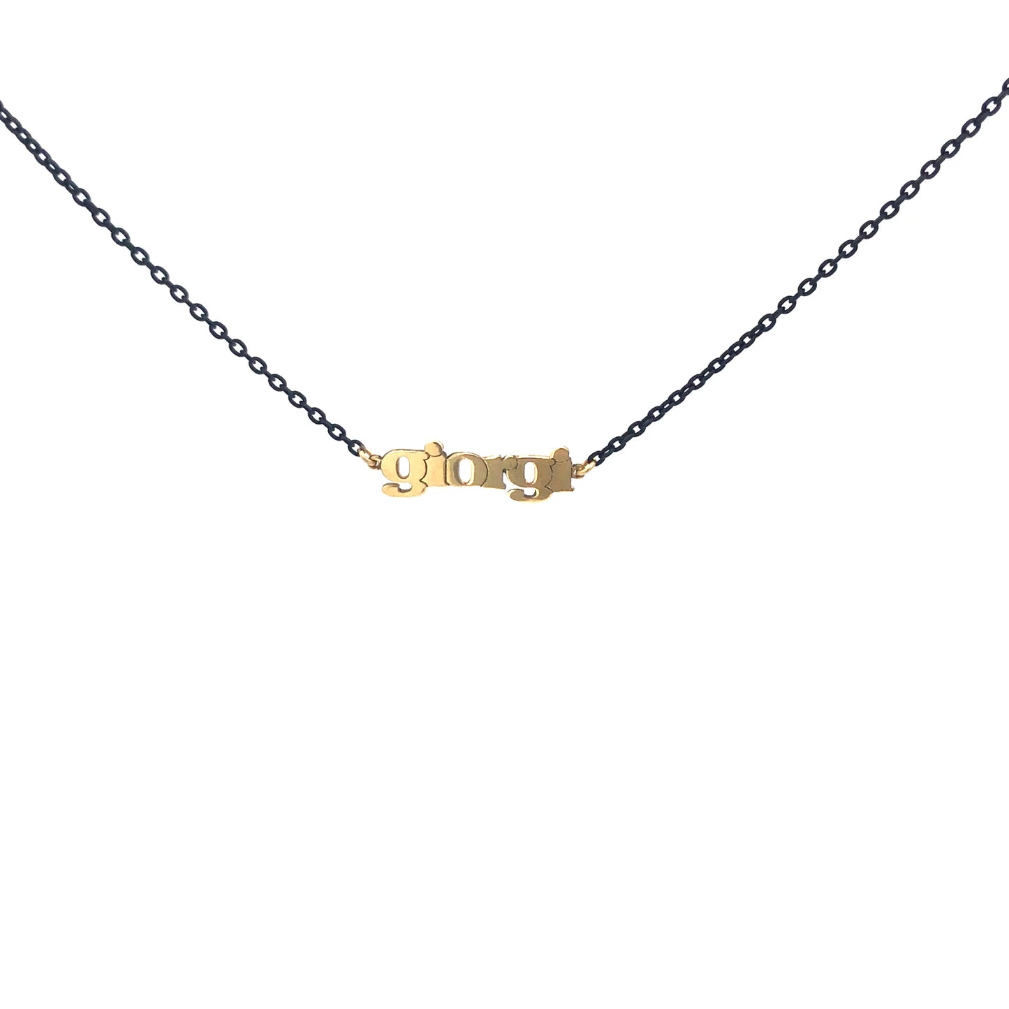 GIROCOLLO GOLDEN MATE PERSONALIZZABILE CATENA COLORATA – ORO18KT