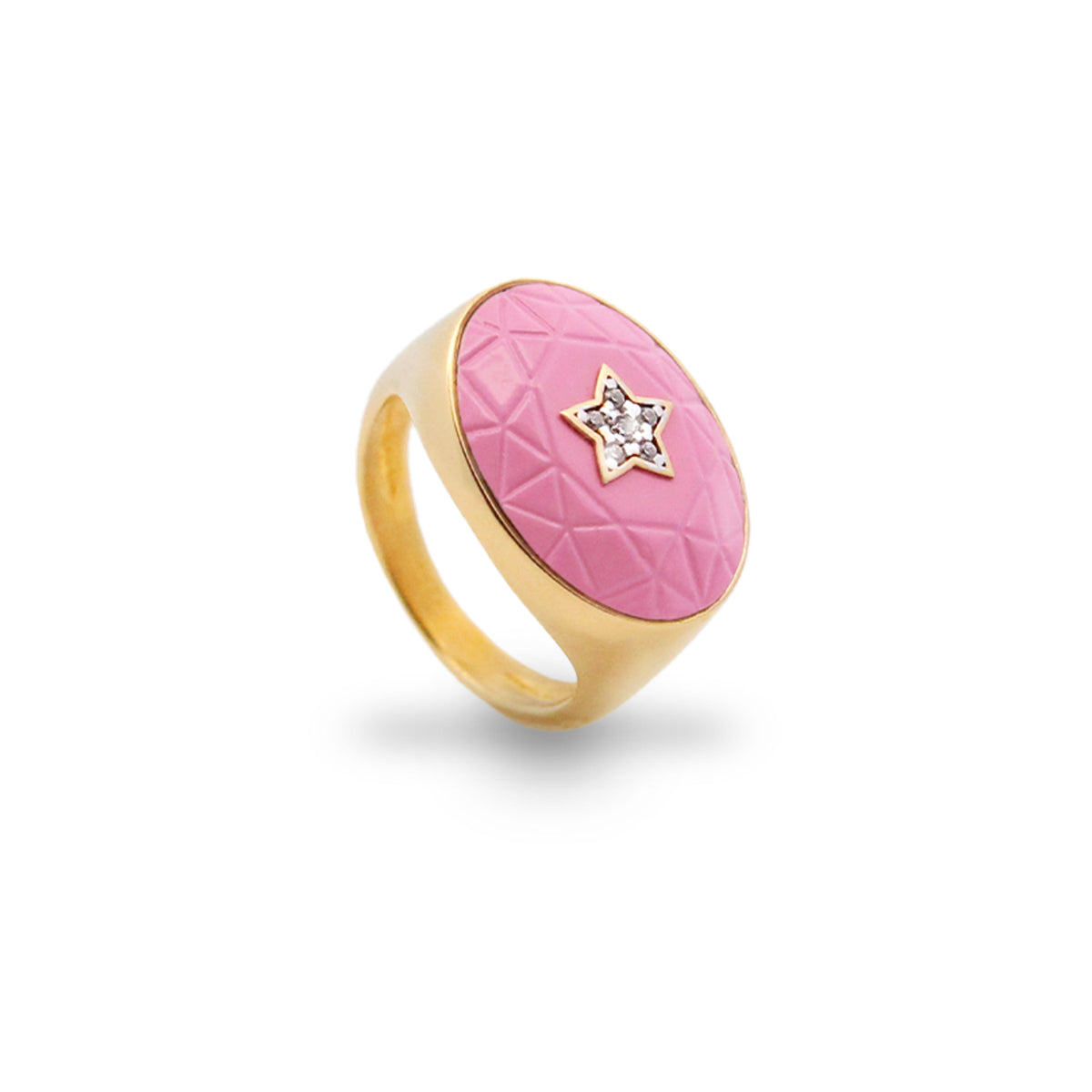 Anello oval berry e stella - BON BON