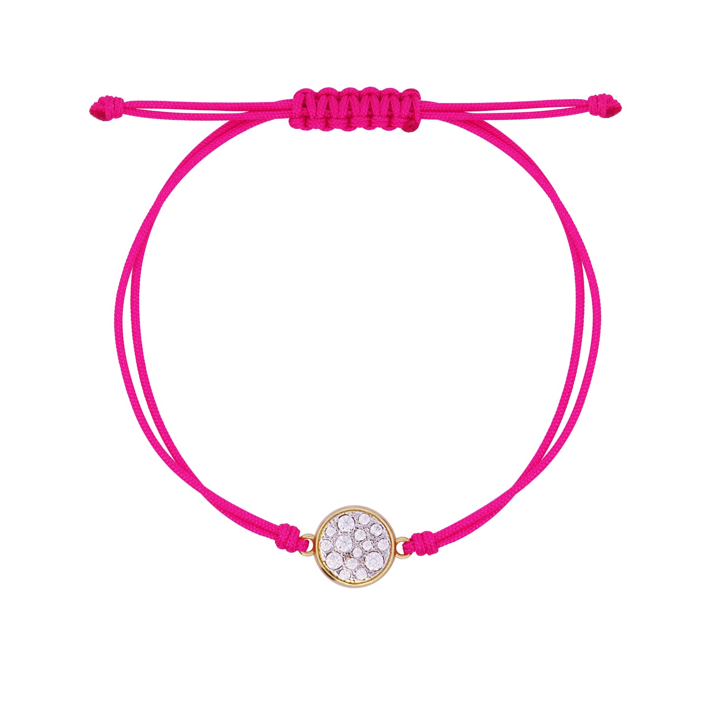 Bracciale tessuto cerchio small pavè - STARDUST TEN