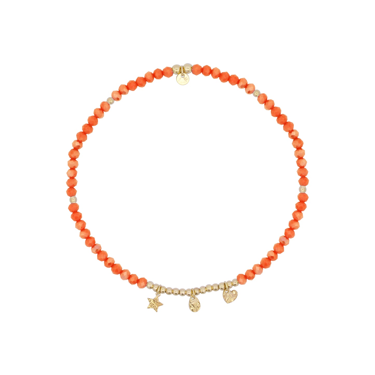 Cavigliera Elastica arancione - Anklets Mania