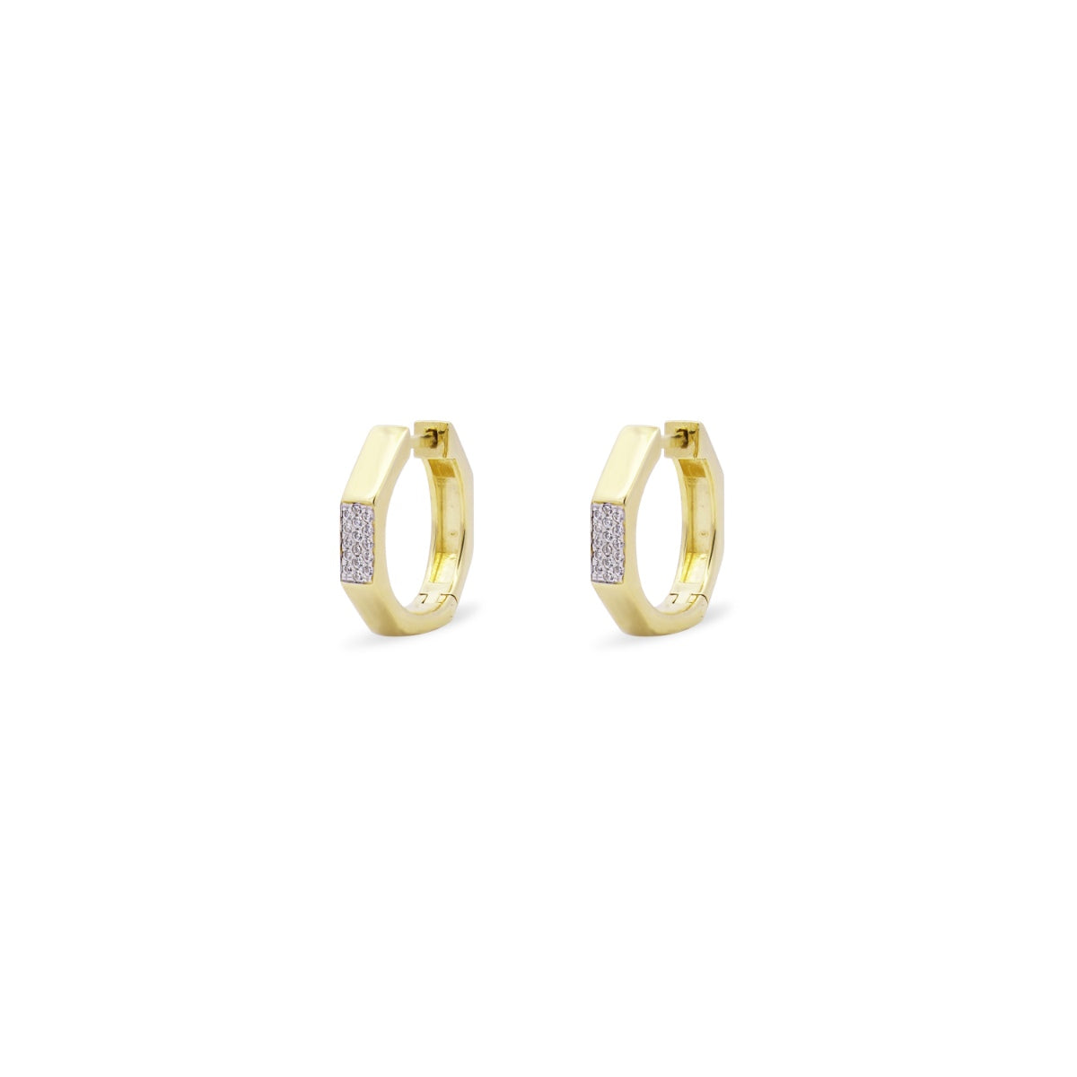 Orecchini hoops ottagono - SHAPES