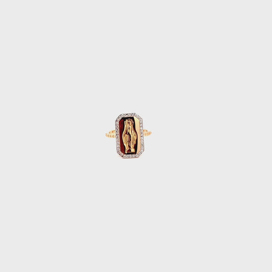 Anello medaglia Madonnina